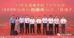 总投资100亿！龙电华鑫3万吨锂电铜箔项目投产